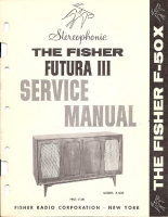 Fisher FUTURA-3-F-50-X - Service Manual